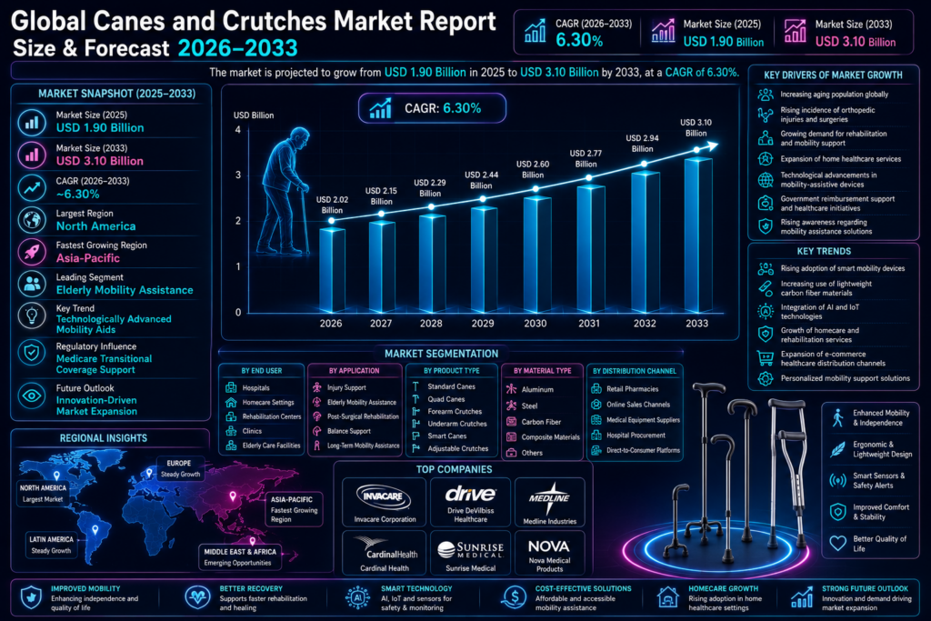 Global Cranes and Crutches Market Overview