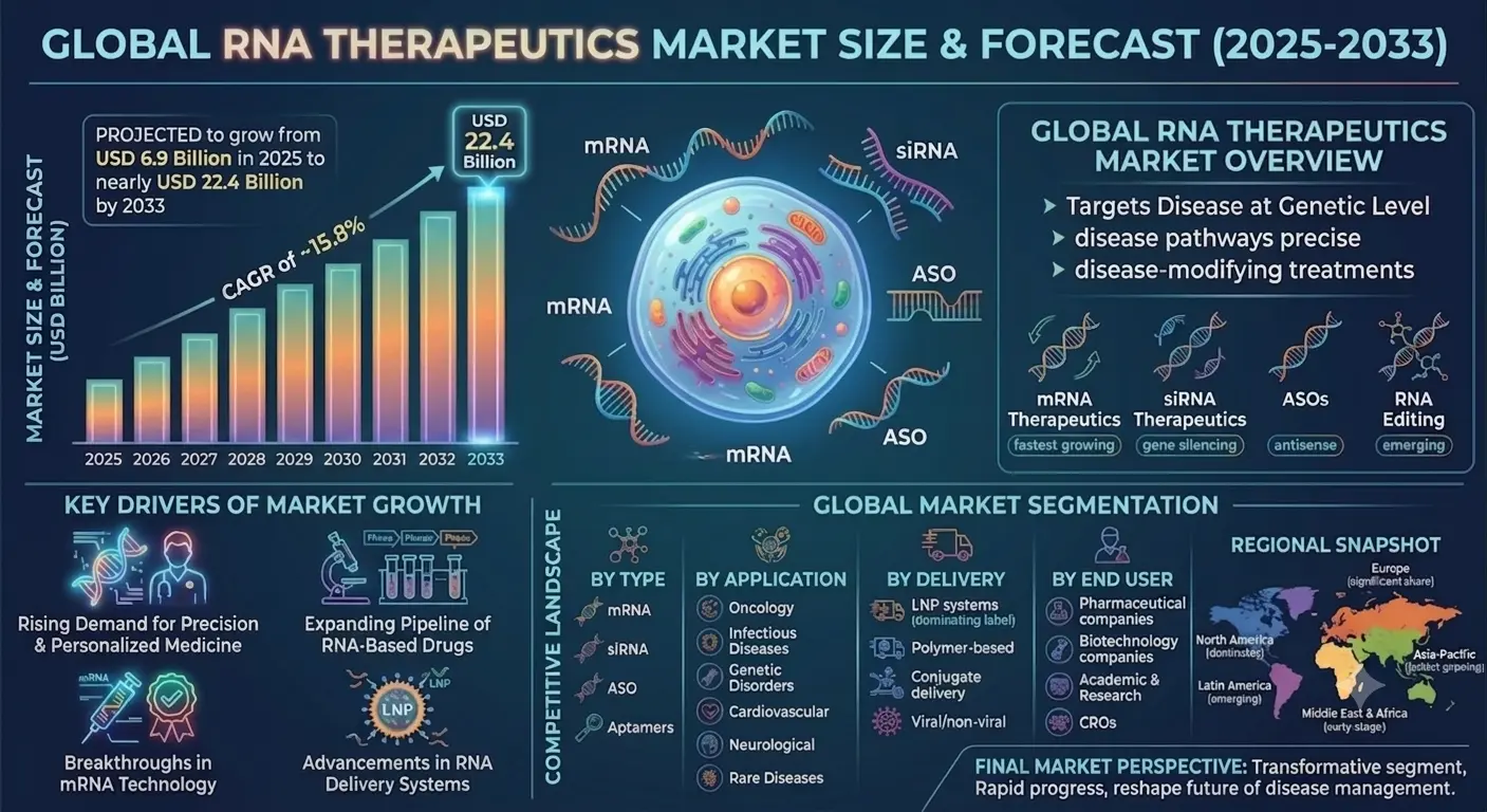 Global RNA Therapeutics Market Size and Share Analysis 2026-2033