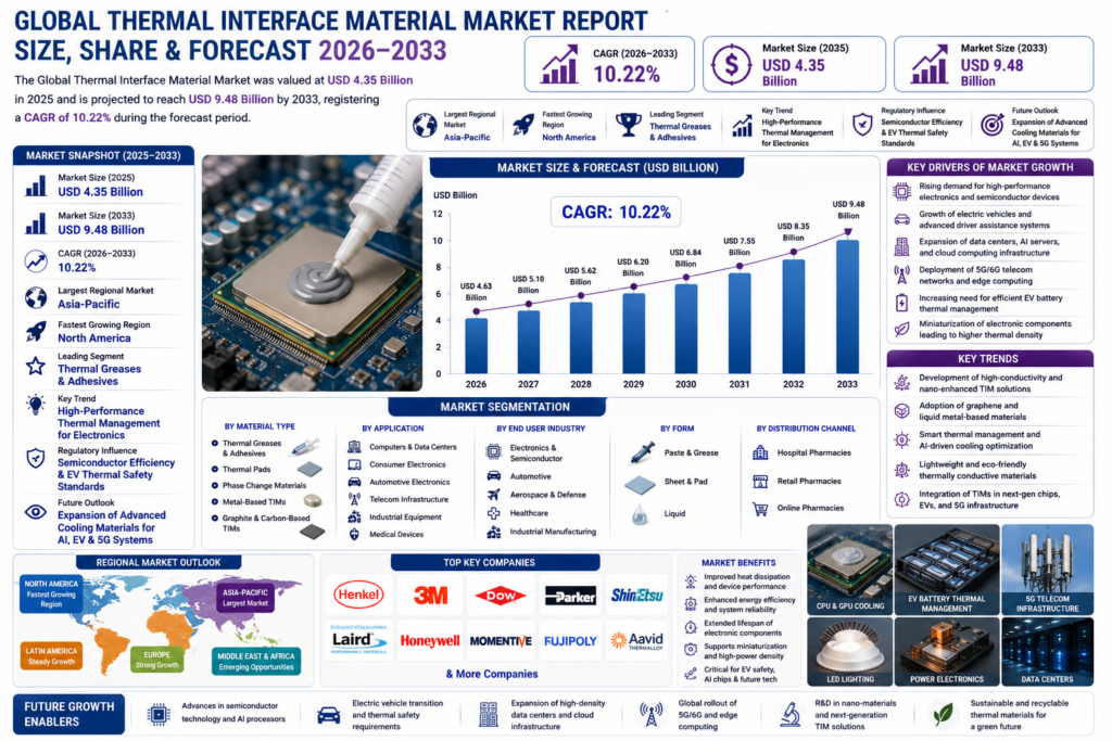 Global thermal interface material report, size and Forecast 2026-2033