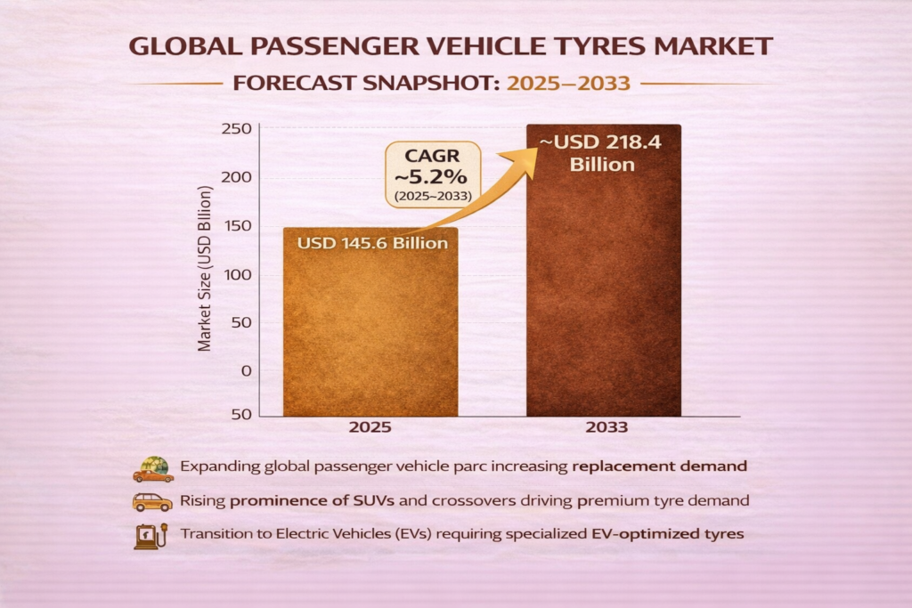 Global passenger vehicle tyre