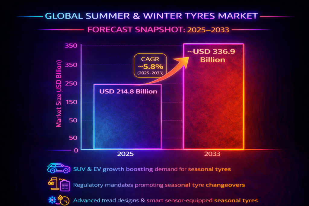 Global summer winter tyre market