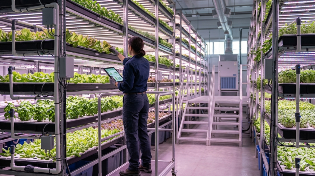 The Vertical Farming segment covers the cultivation of crops in vertically stacked layers or controlled indoor environments using advanced agricultural technologies.