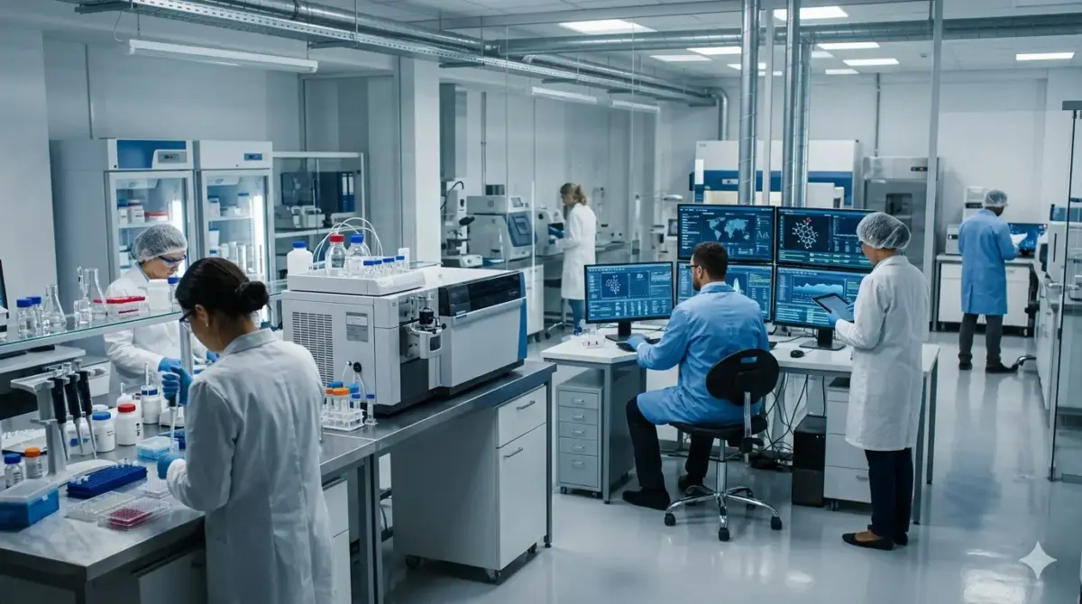 The Healthcare & Pharmaceuticals segment covers the research, development, manufacturing, distribution, and commercialization of medical treatments, drugs, biologics, and healthcare services used for the prevention, diagnosis, treatment, and management of diseases and health conditions.